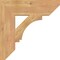 Ekena Millwork Imperial Slat Smooth Bracket, Western Red Cedar, 5 1/2"W x 22"D x 22"H BKT06X22X22IMP06SWR - alternate 3